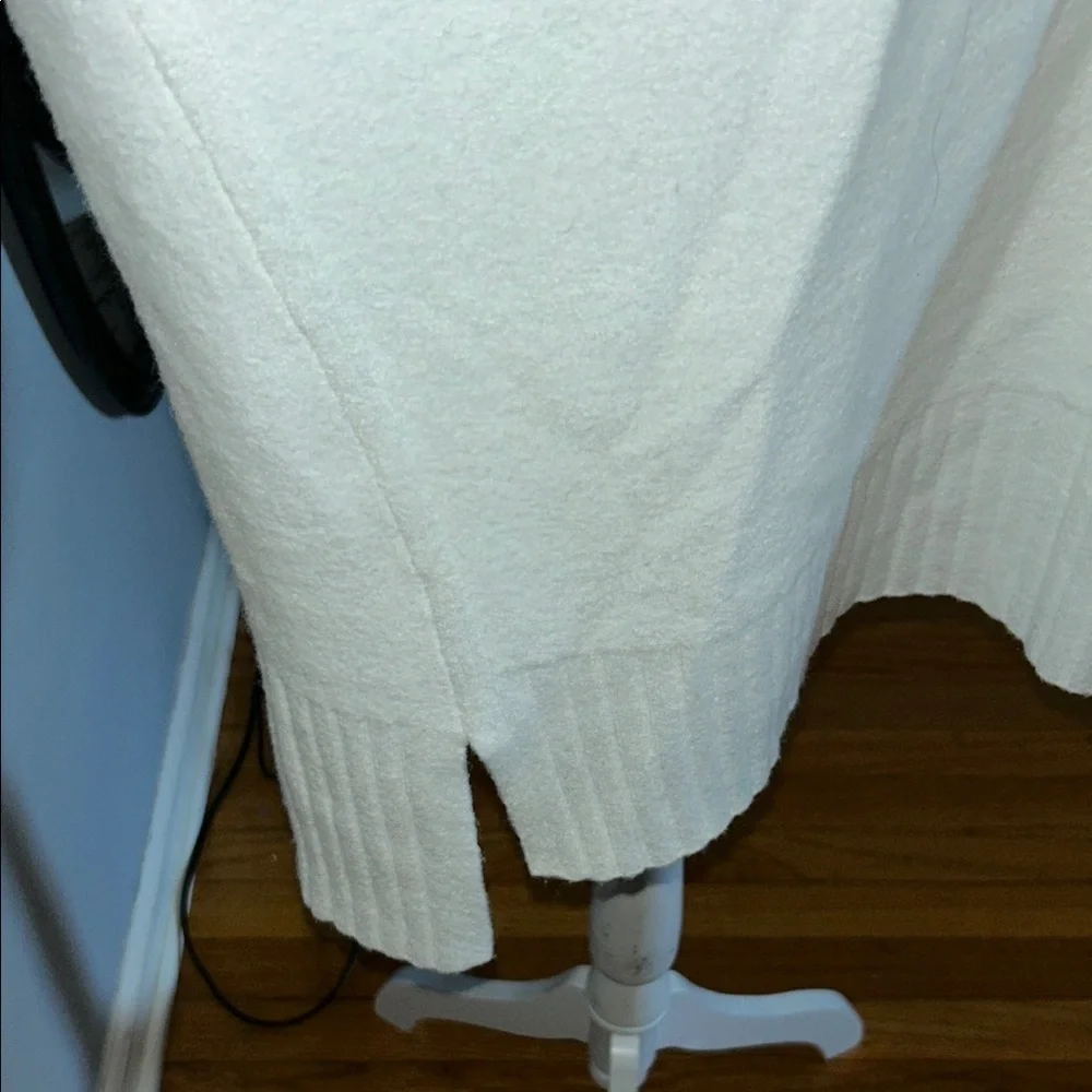 Free People oversized Cream Crew Neck Sweater